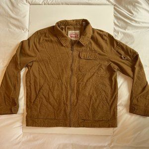 Levi XL Trucker Zip Workwear Field Jacket - Brown